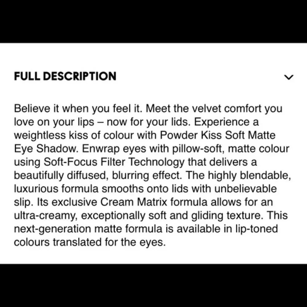 MAC LENS BLUR shadow NIB Powder Kiss last one!